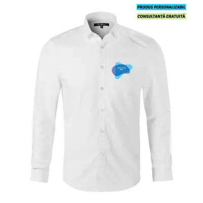 Malfini Camasa Dynamic Barbati Alb Personalizata