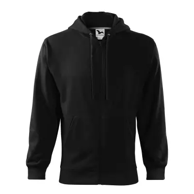 Malfini Hanorac Trendy Zipper Barbati Negru