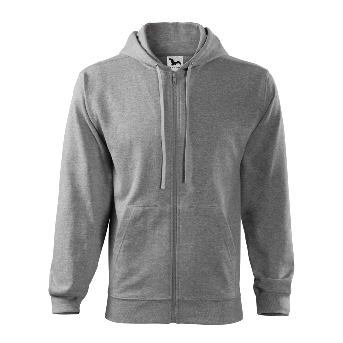 Malfini Hanorac Trendy Zipper Barbati Gri inchis