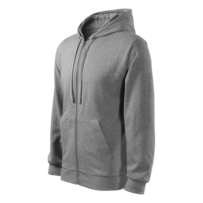 Malfini Hanorac Trendy Zipper Barbati Gri inchis