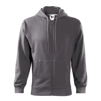 Malfini Hanorac Trendy Zipper Barbati Gri metalic