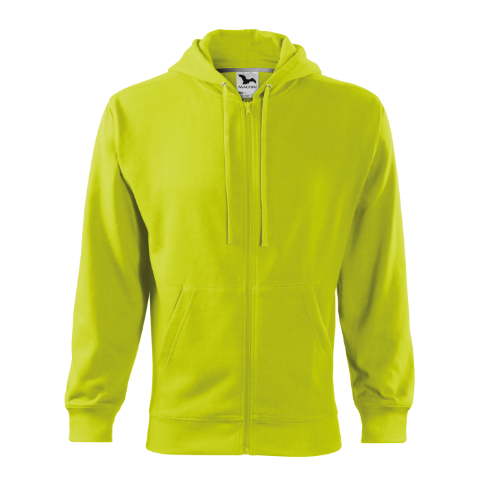 Malfini Hanorac Trendy Zipper Barbati Lime