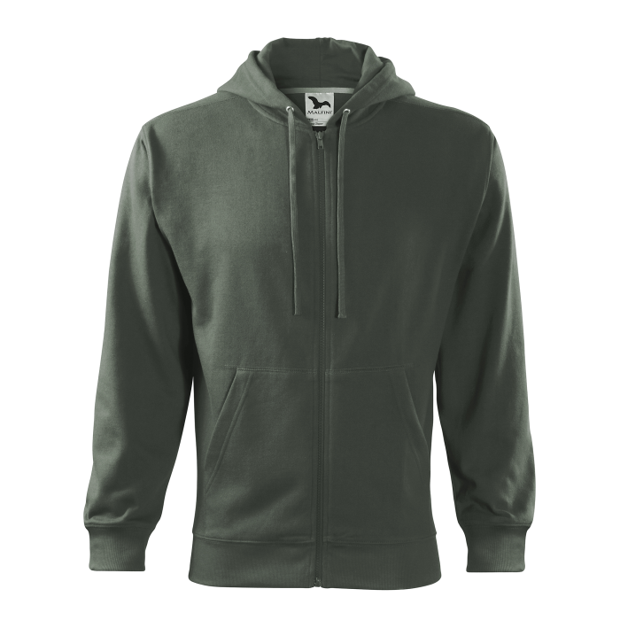 Malfini Hanorac Trendy Zipper Barbati Gri ardezie