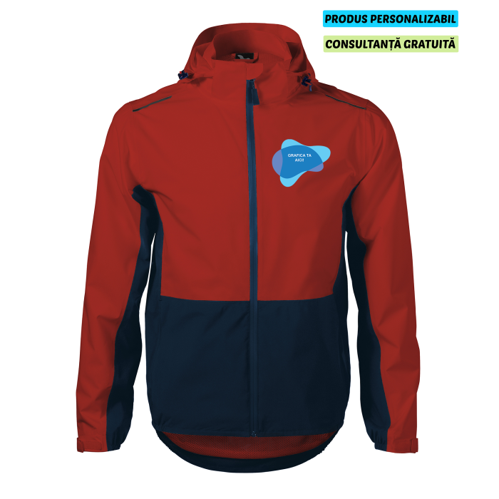 Malfini Jacheta Rainbow Barbati Rosu Personalizata