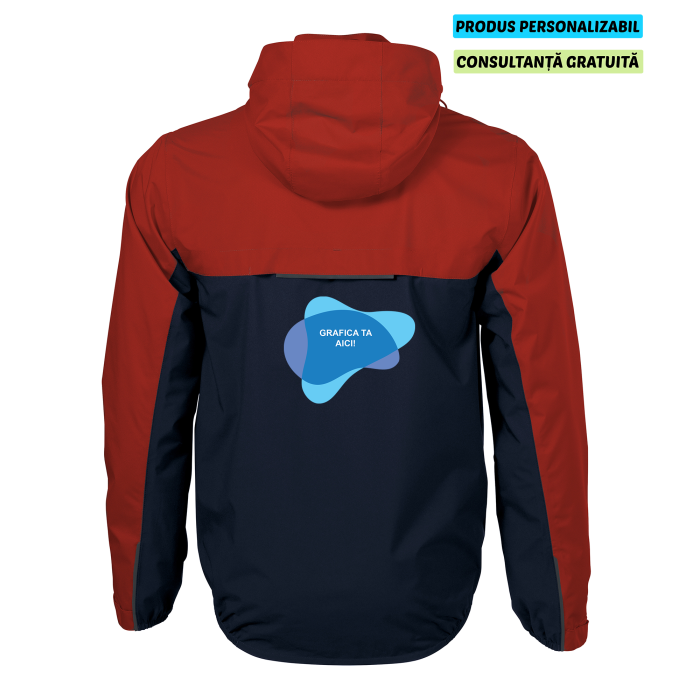 Malfini Jacheta Rainbow Barbati Rosu Personalizata