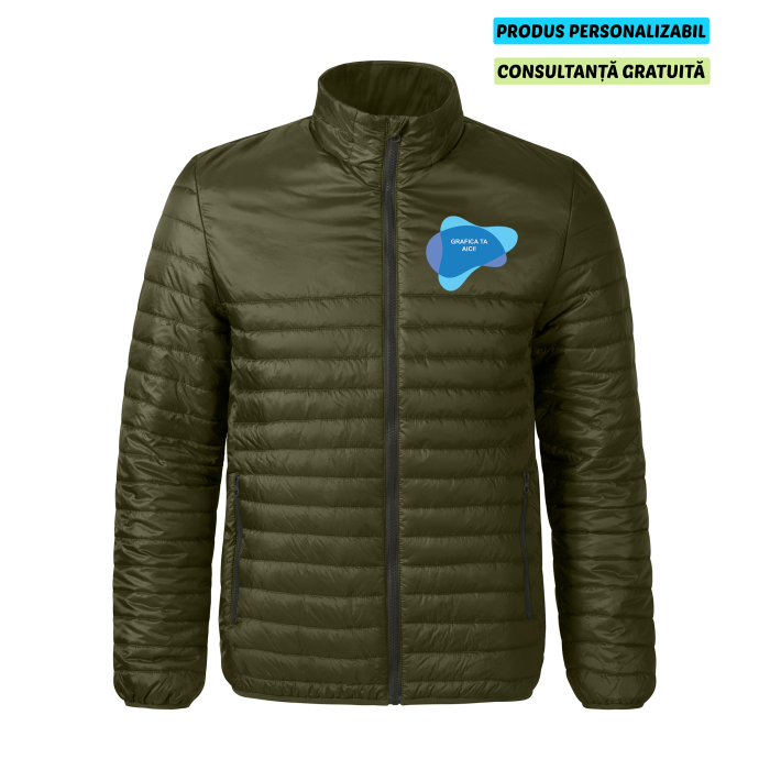 Malfini Jacheta Phantom Barbati Verde militar Personalizata