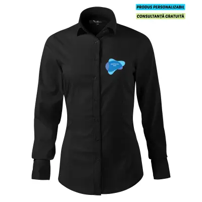 Malfini Camasa Dynamic Dama Negru Personalizata