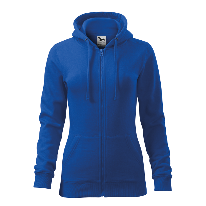 Malfini Hanorac Trendy Zipper Dama Albastru regal
