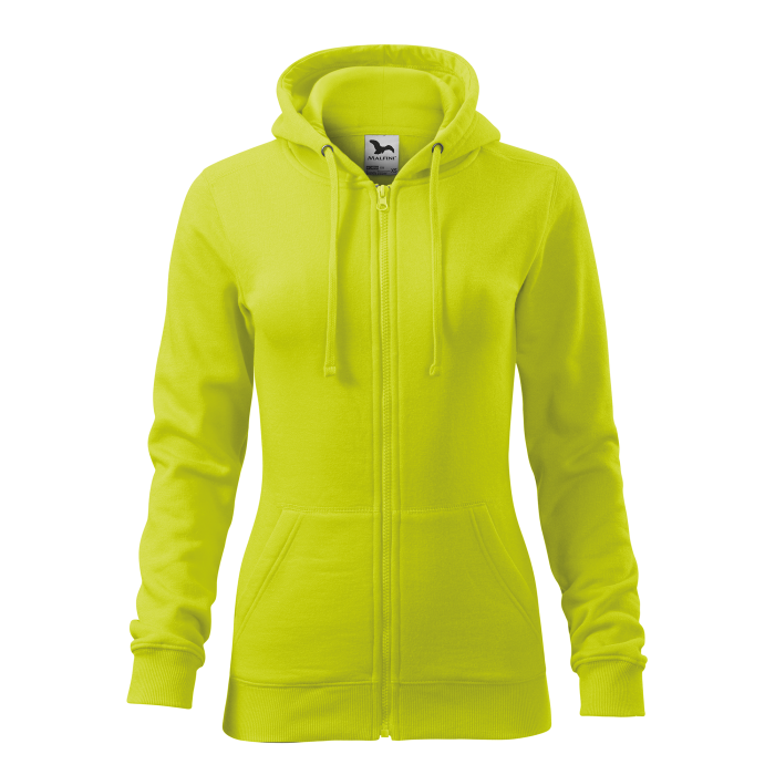 Malfini Hanorac Trendy Zipper Dama Lime
