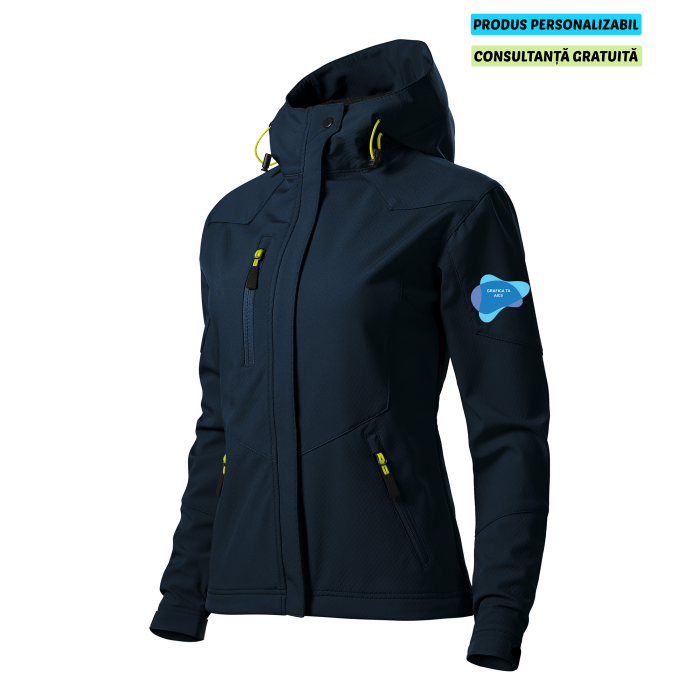Malfini Jacheta Nano Dama Bleumarine Personalizata