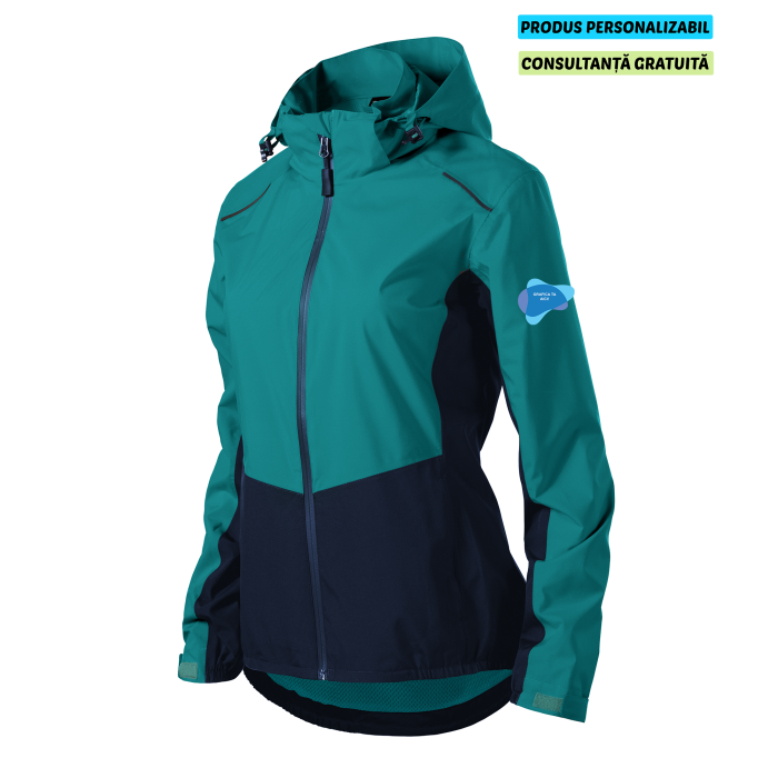 Malfini Jacheta Rainbow Dama Verde smarald Personalizata