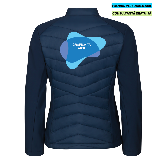 Malfini Jacheta hibrid Dama Bleumarine Personalizata Malfini Jacheta hibrid Dama Bleumarine Personalizata