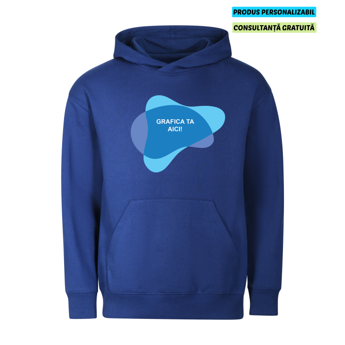 Malfini Hanorac Chill unisex Regular Albastru Personalizat