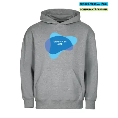 Malfini Hanorac Chill Unisex Regular Gri inchis Personalizat