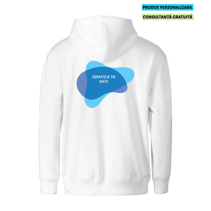 Malfini Hanorac Chill Unisex Regular Alb Personalizat