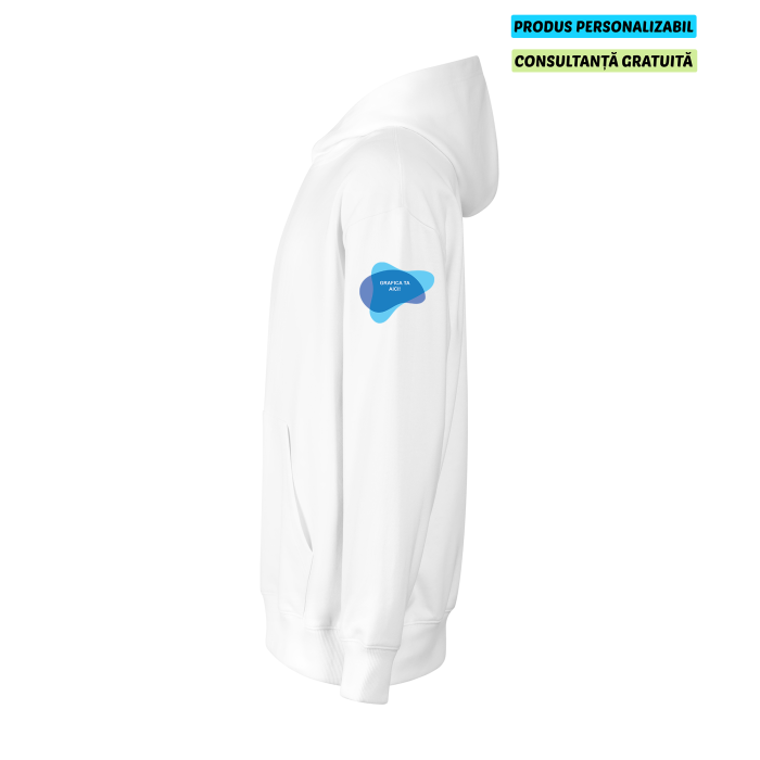 Malfini Hanorac Chill Unisex Regular Alb Personalizat