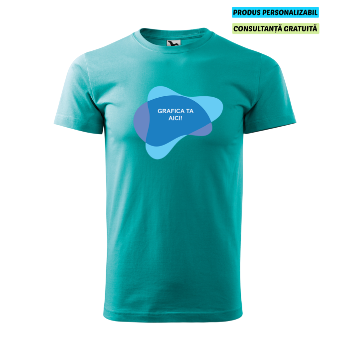 Malfini Tricou Basic Barbat Verde smarald Personalizat