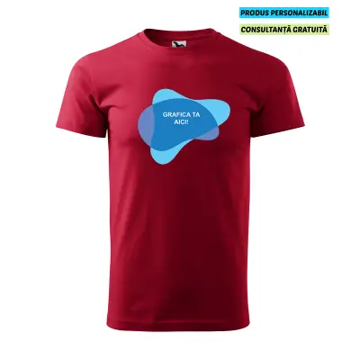 Malfini Tricou Basic Barbat Rosu Marlboro Personalizat