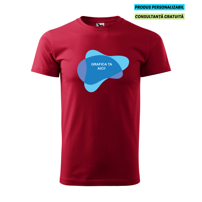Malfini Tricou Basic Barbat Rosu Marlboro Personalizat
