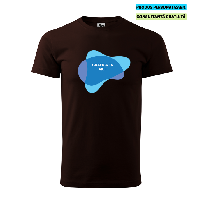 Malfini Tricou Basic Barbat Cafea Personalizat
