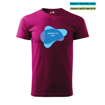 Malfini Tricou Basic Barbat Rosu fucsie Personalizat