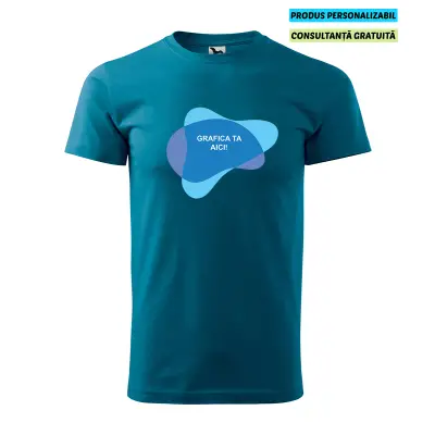 Malfini Tricou Basic Barbat Albastru petrol Personalizat