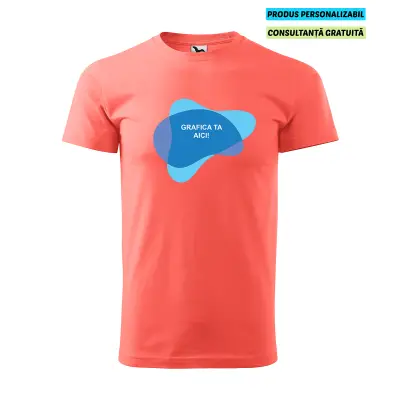 Malfini Tricou Basic Barbat Coral Personalizat