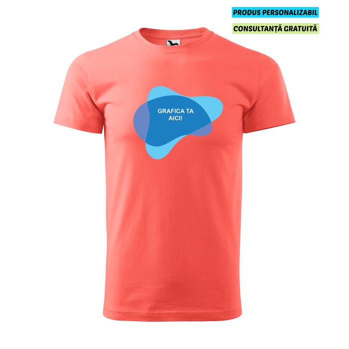 Malfini Tricou Basic Barbat Coral Personalizat