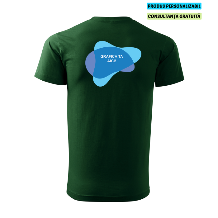 Malfini Tricou Basic Barbat Verde inchis Personalizat
