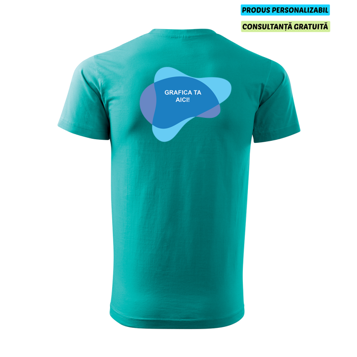 Malfini Tricou Basic Barbat Verde smarald Personalizat