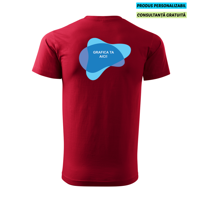 Malfini Tricou Basic Barbat Rosu Marlboro Personalizat