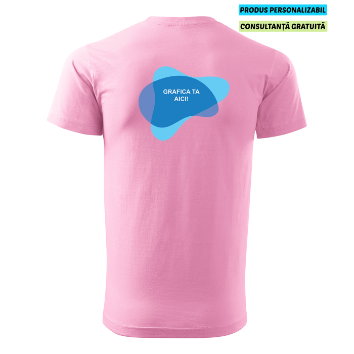 Malfini Tricou Basic Barbat Roz Personalizat Malfini Tricou Basic Barbat Roz Personalizat