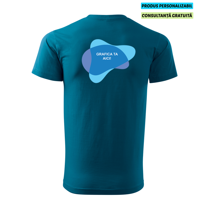 Malfini Tricou Basic Barbat Albastru petrol Personalizat