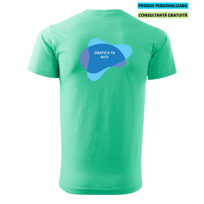 Malfini Tricou Basic Barbat Verde menta Personalizat