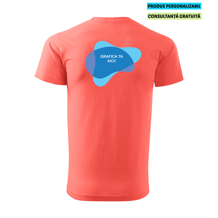 Malfini Tricou Basic Barbat Coral Personalizat