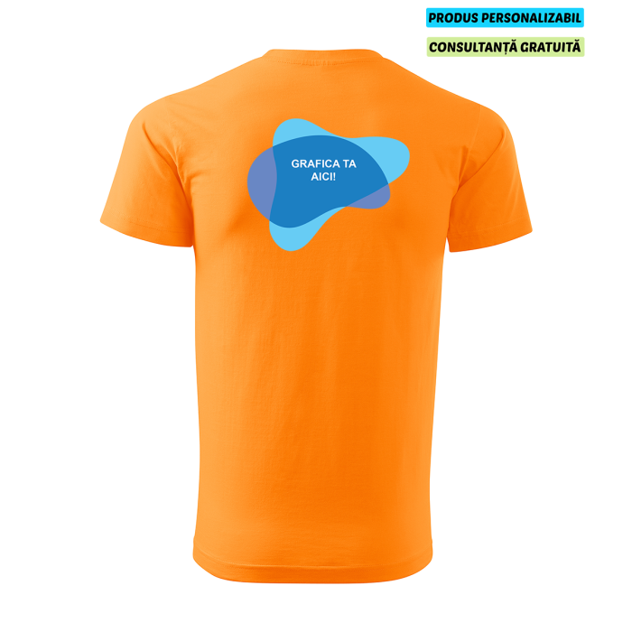 Malfini Tricou Basic Barbat Tangerine Orange Personalizat
