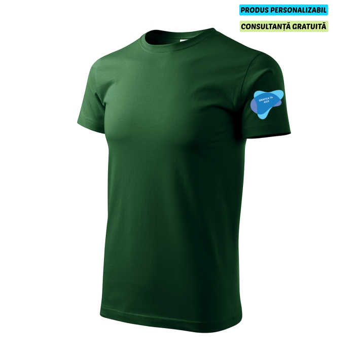 Malfini Tricou Basic Barbat Verde inchis Personalizat