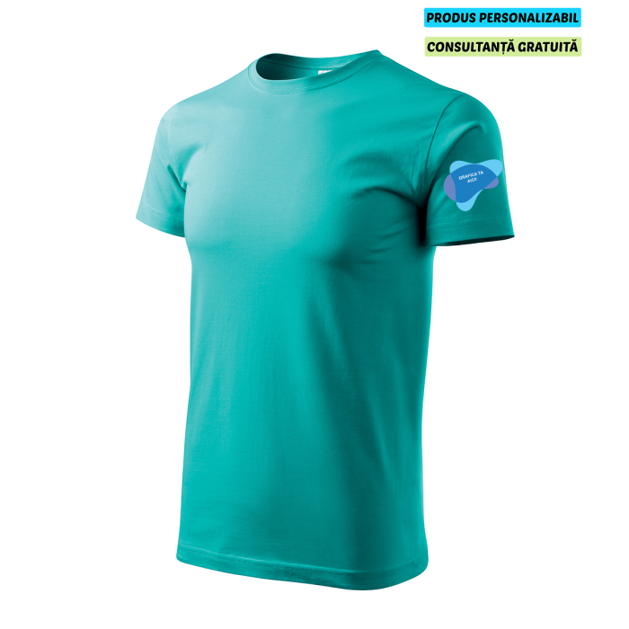 Malfini Tricou Basic Barbat Verde smarald Personalizat