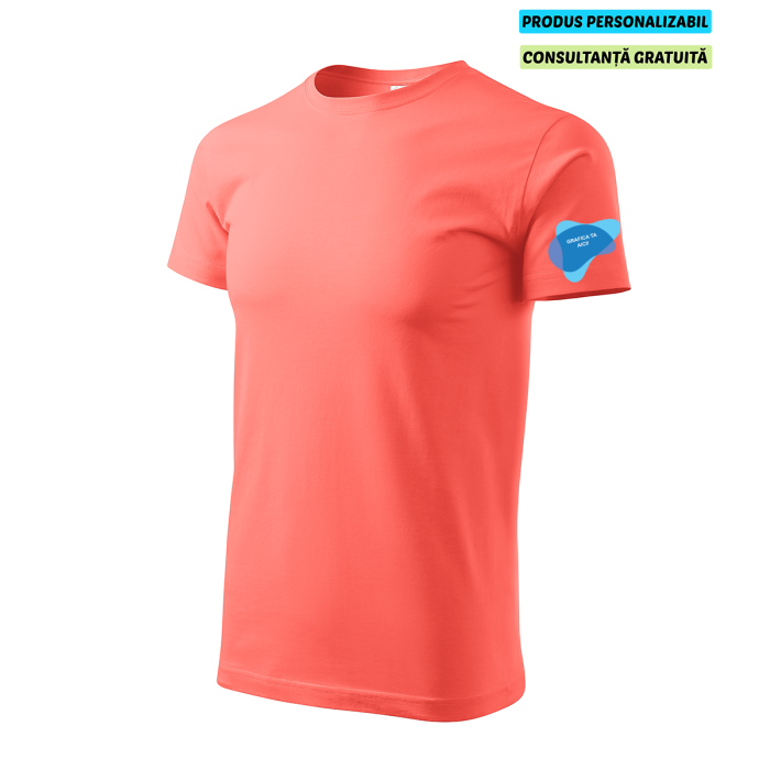 Malfini Tricou Basic Barbat Coral Personalizat