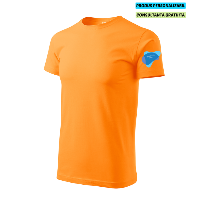 Malfini Tricou Basic Barbat Tangerine Orange Personalizat
