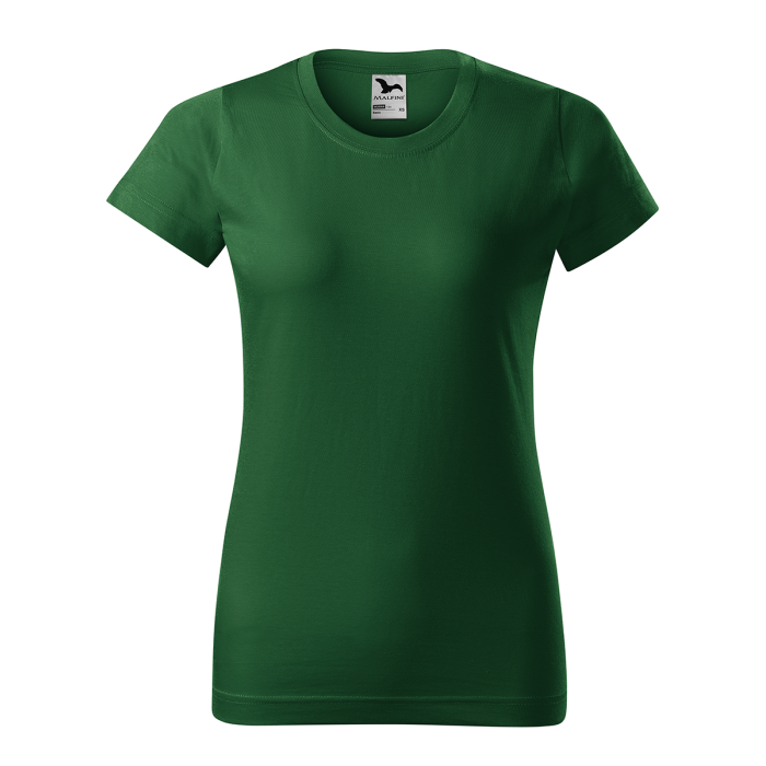 Malfini Tricou Basic Dama Verde inchis Regular