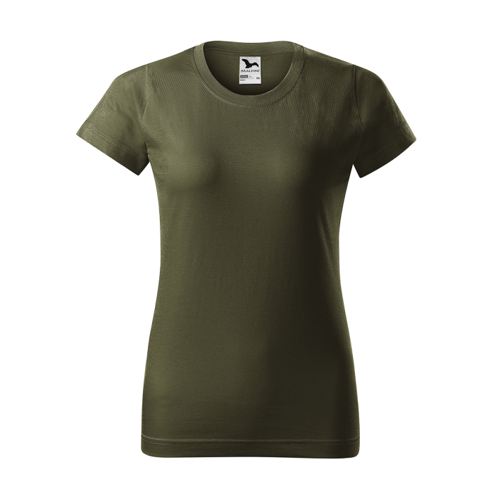 Malfini Tricou Basic Dama Verde militar Regular