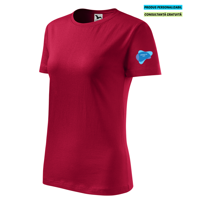 Malfini Tricou Basic Dama Rosu Marlboro Personalizat