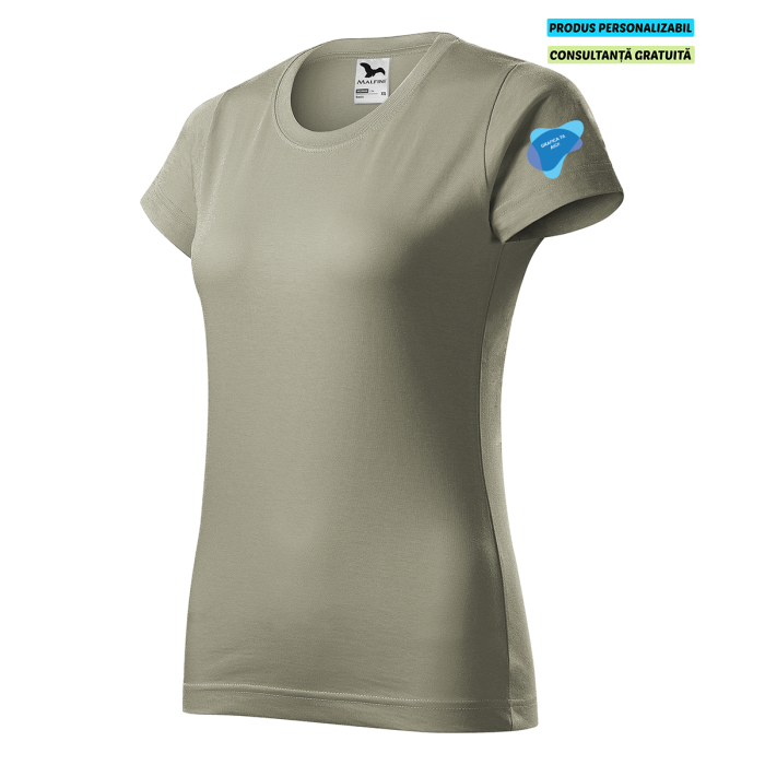 Malfini Tricou Basic Dama Kaki deschis Personalizat