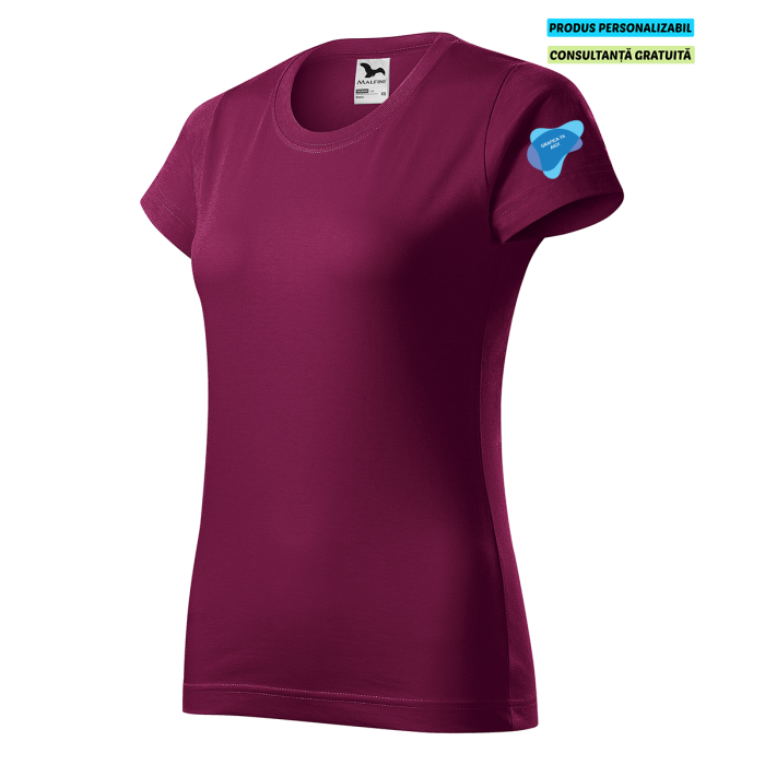 Malfini Tricou Basic Dama Rododendron Personalizat