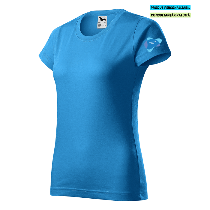 Malfini Tricou Basic Dama Snorkel Blue Personalizat