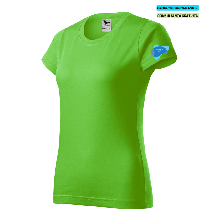 Malfini Tricou Basic Dama Verde mar Personalizat