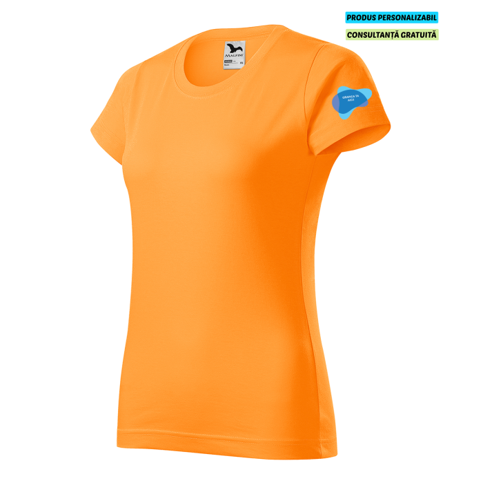 Malfini Tricou Basic Dama Tangerine Orange Personalizat