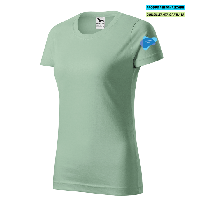 Malfini Tricou Basic Dama Sage Personalizat