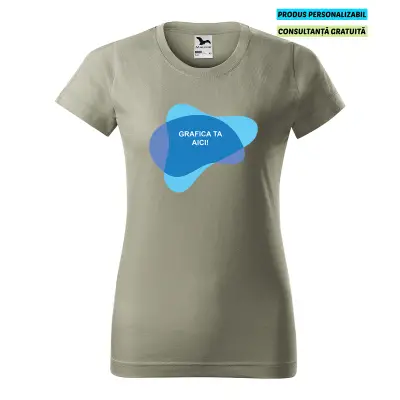 Malfini Tricou Basic Dama Kaki deschis Personalizat